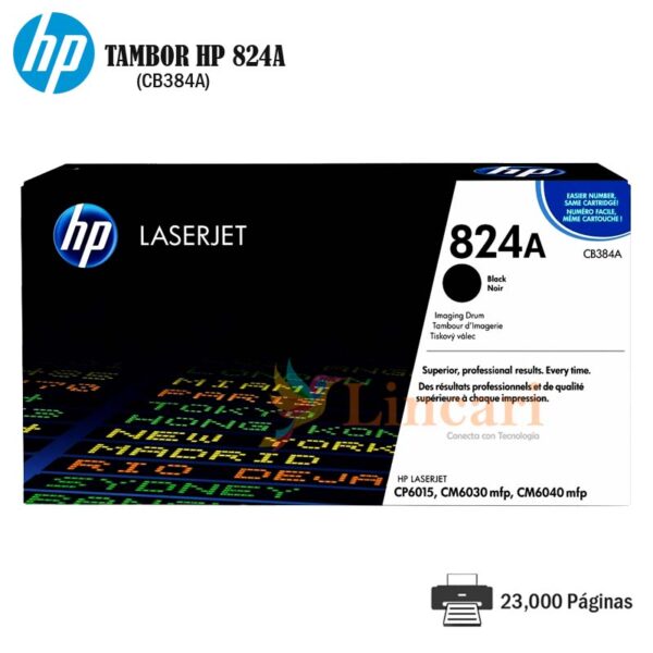 Tambor HP 824A Black CB384A