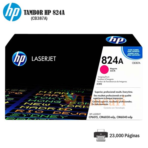 Tambor HP 824A Magenta CB387A original