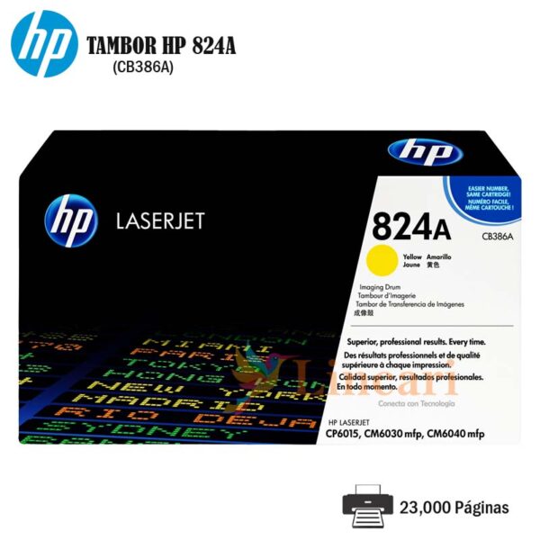 Tambor HP 824A Yellow CB386A ORIGINAL
