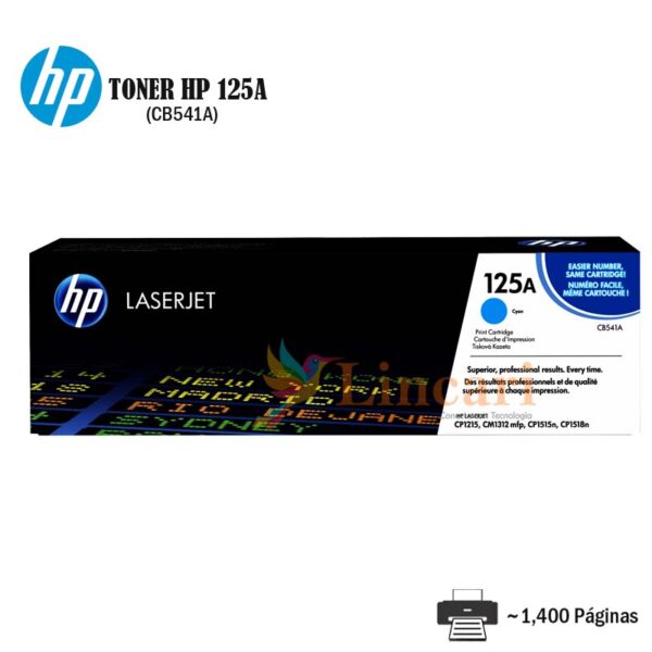 Toner HP 125A Cyan CB541A