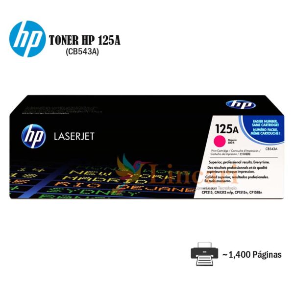 Toner HP 125A Magenta CB543A