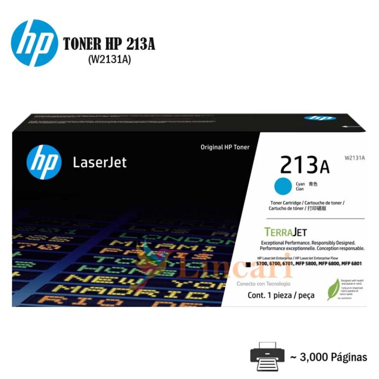 Toner HP 213A Cyan W2131A