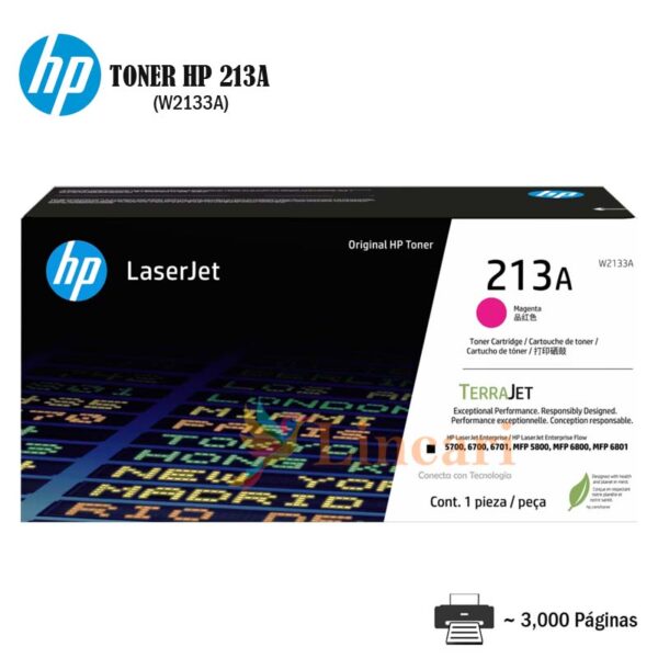 Toner HP 213A Magenta W2133A