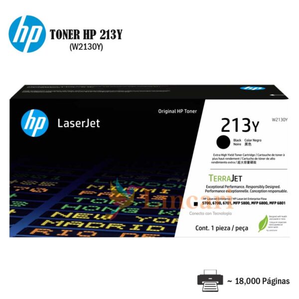 Toner HP 213Y Black W2130Y