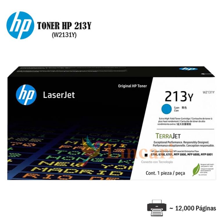 Toner HP 213Y Cyan W2131Y