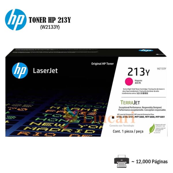Toner HP 213Y Magenta W2133Y
