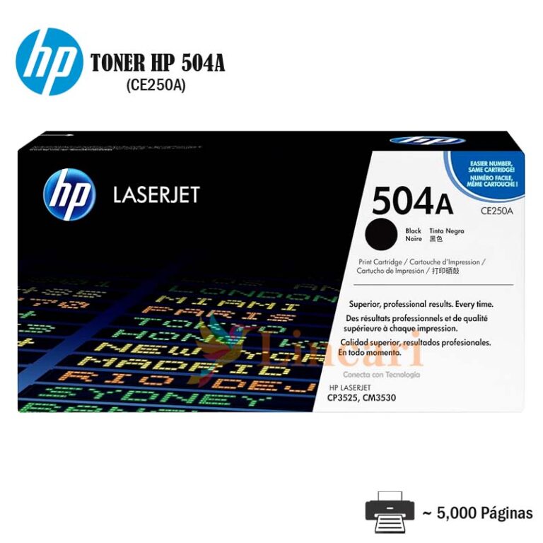 Toner HP 504A Black CE250A