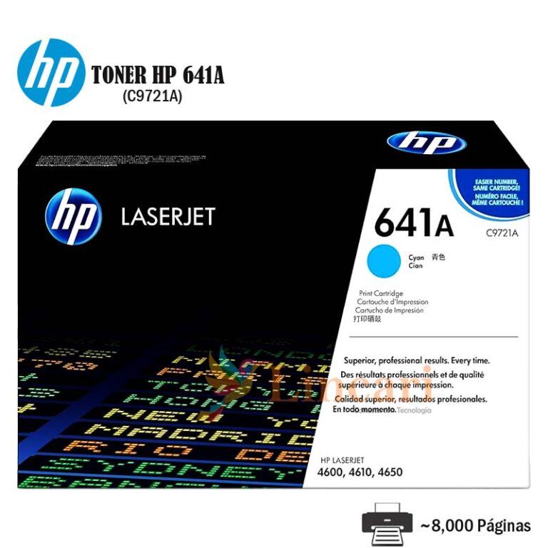 Toner HP 641A Cyan C9721A