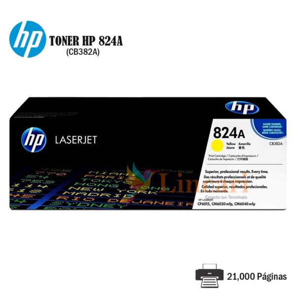 Toner HP 824A Yellow CB382A